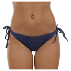 Daisy Crochet Tie Tanga Blue