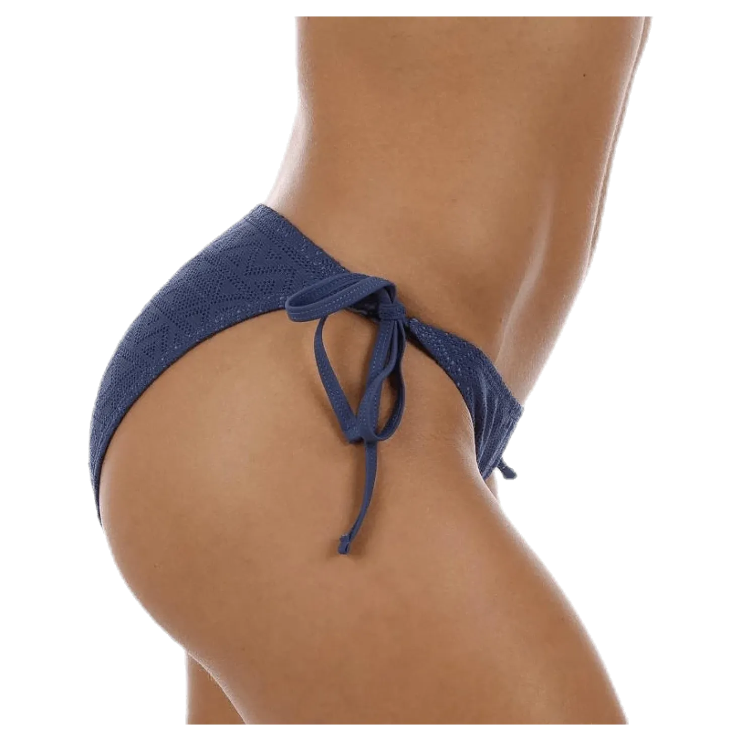 Daisy Crochet Tie Tanga Blue