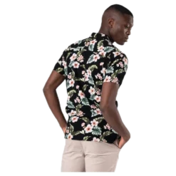 Dale Resort Shirt S/S One Pocket Black