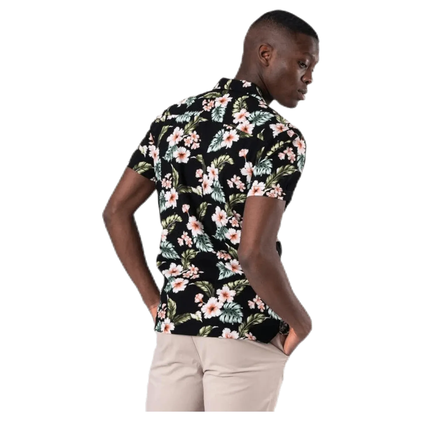 Dale Resort Shirt S/S One Pocket Black
