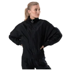 Dark Windbreaker Jacket Black