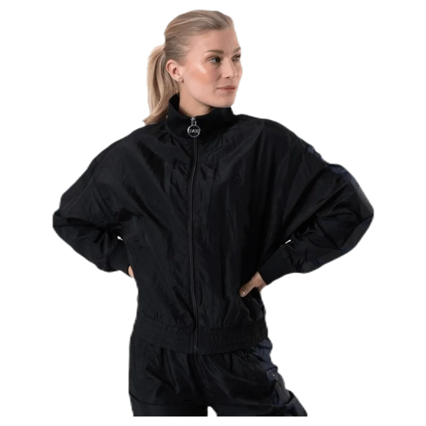 Dark Windbreaker Jacket Black