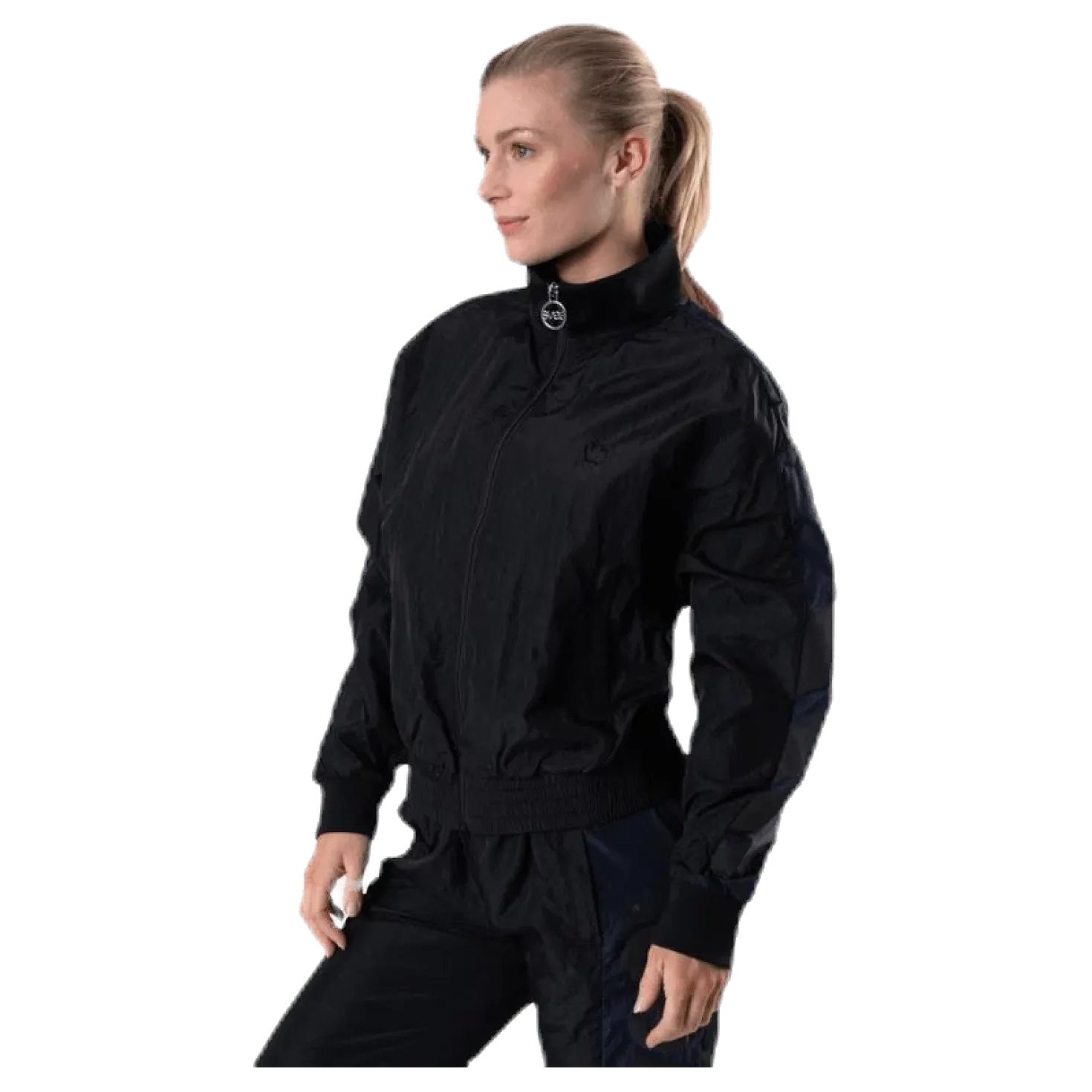 Dark Windbreaker Jacket Black