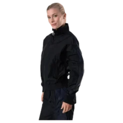 Dark Windbreaker Jacket Black