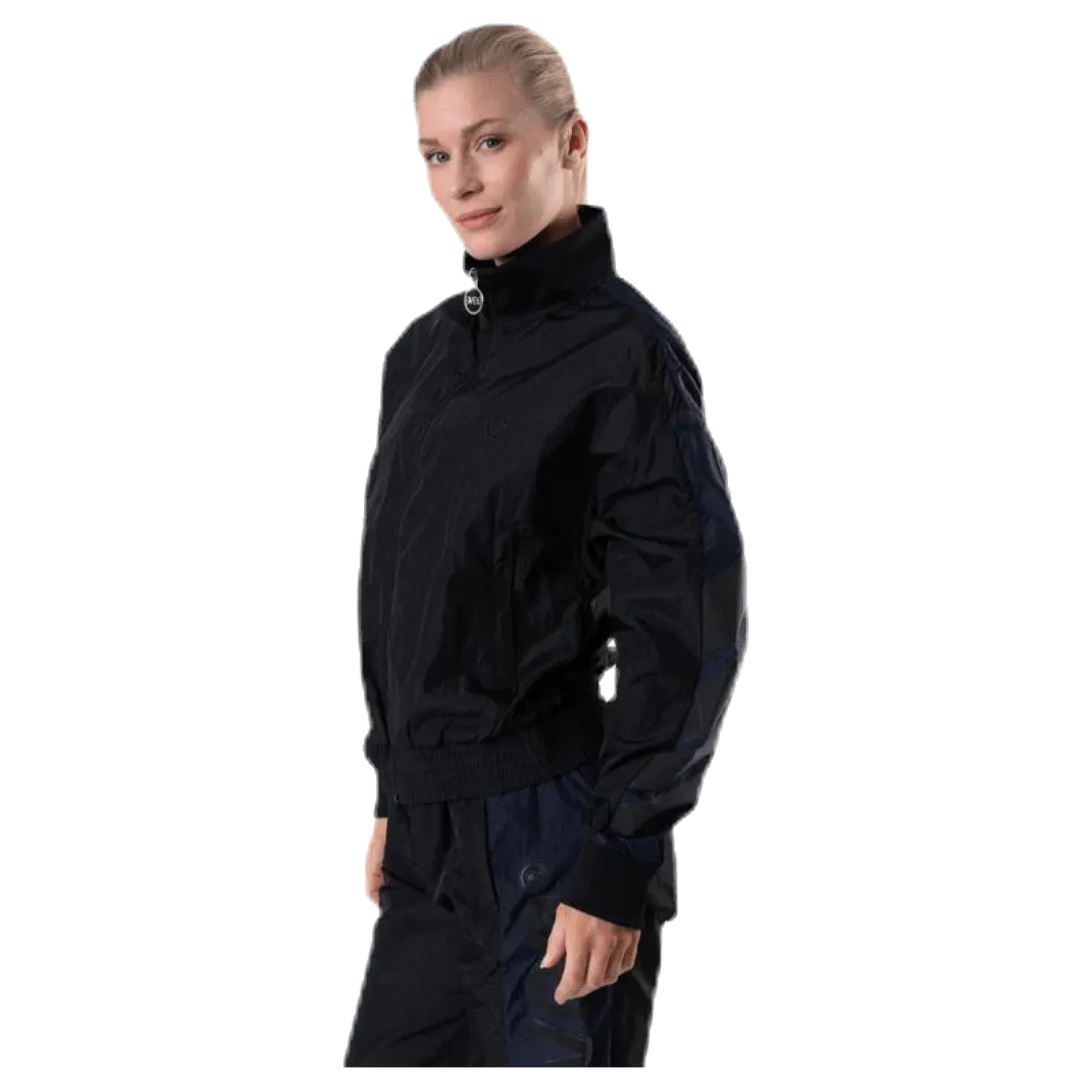 Dark Windbreaker Jacket Black