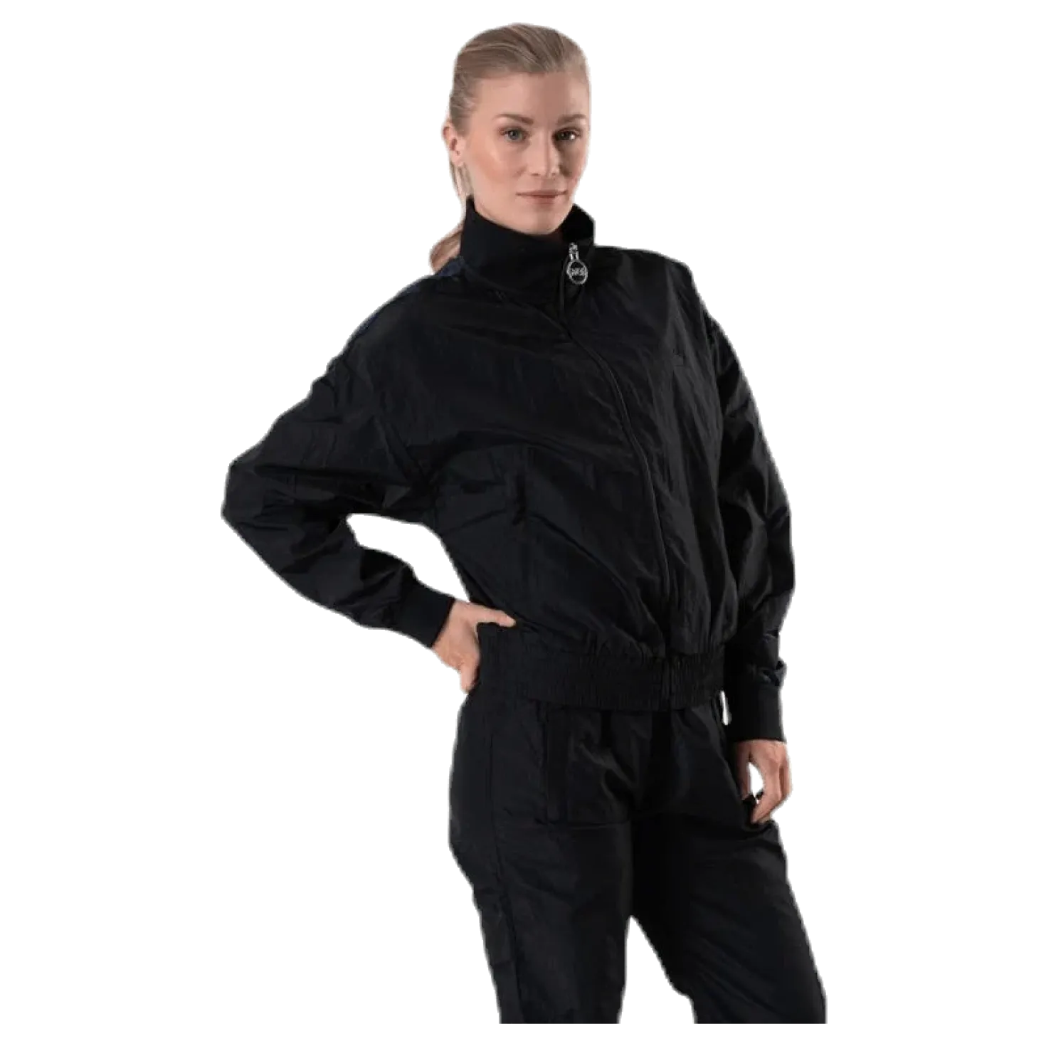 Dark Windbreaker Jacket Black
