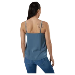 Debbie Singlet Wvn Blue