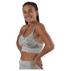 Desert Storm Camo Sports Bra Beige