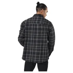 Dewey M Checked Fleece Shirt Black