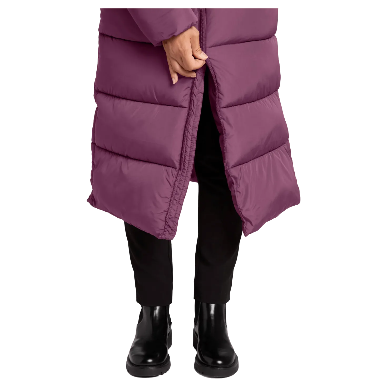 Deyna Reco Coat Red Plum