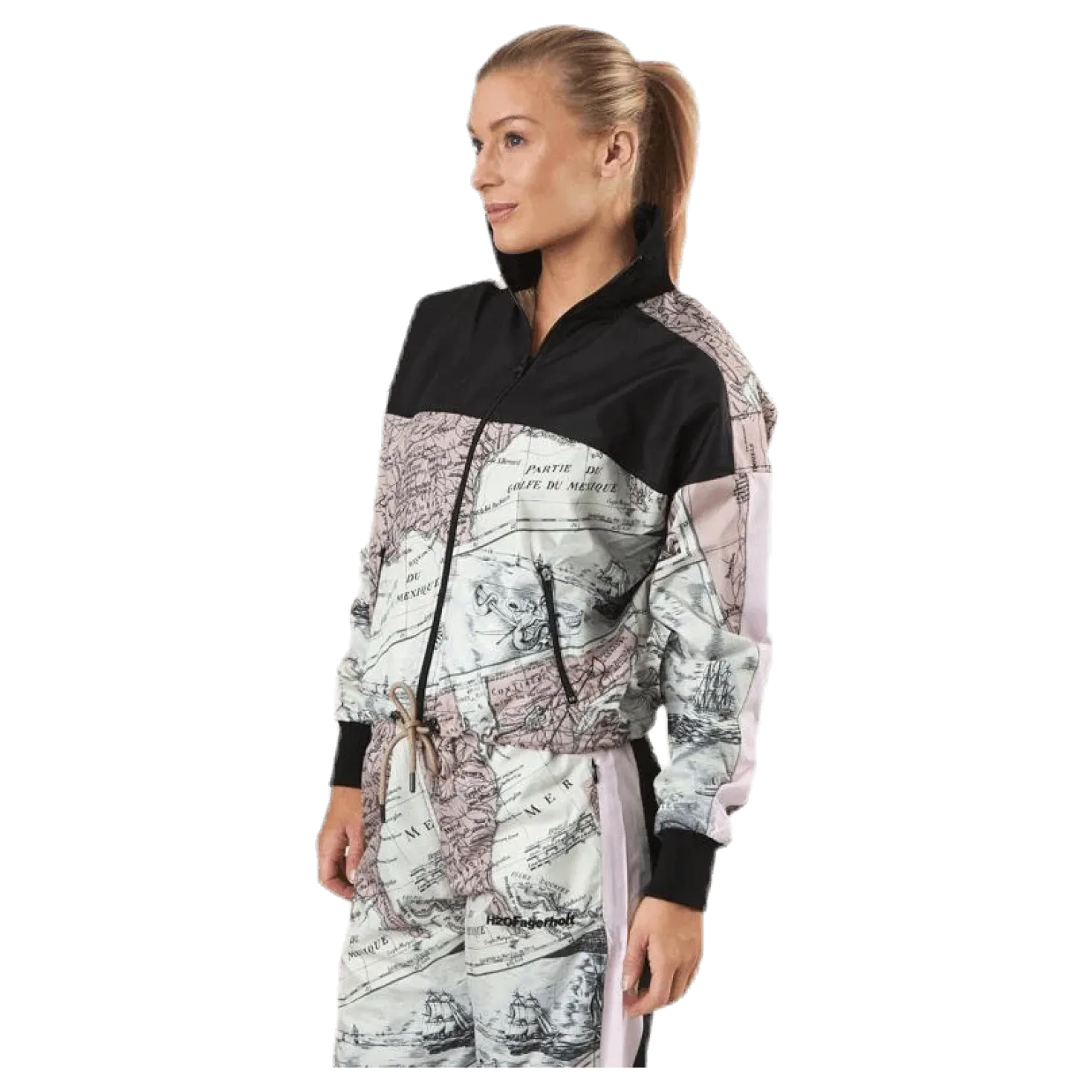 Direction Track Jacket Beige