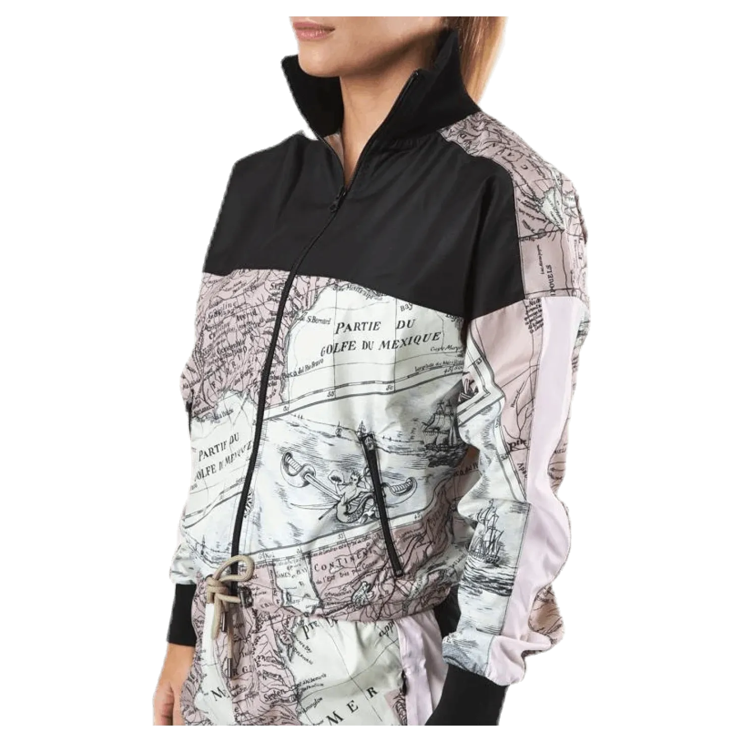 Direction Track Jacket Beige
