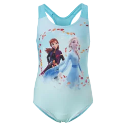Disney Frozen 2 Digital Placement Swimsuit Blue
