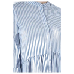 Ditte Life Stripe 3/4 Dress W White