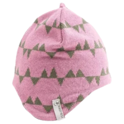 Eaglet Knitted Flap Cap Pink