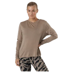 Ease Crew Neck Taupe Grey