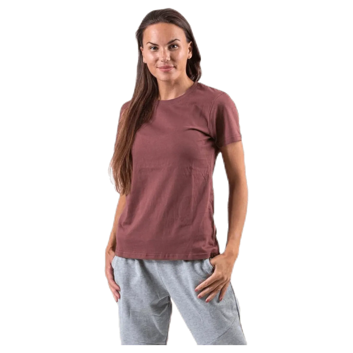 Ebba T-shirt Purple/Brown