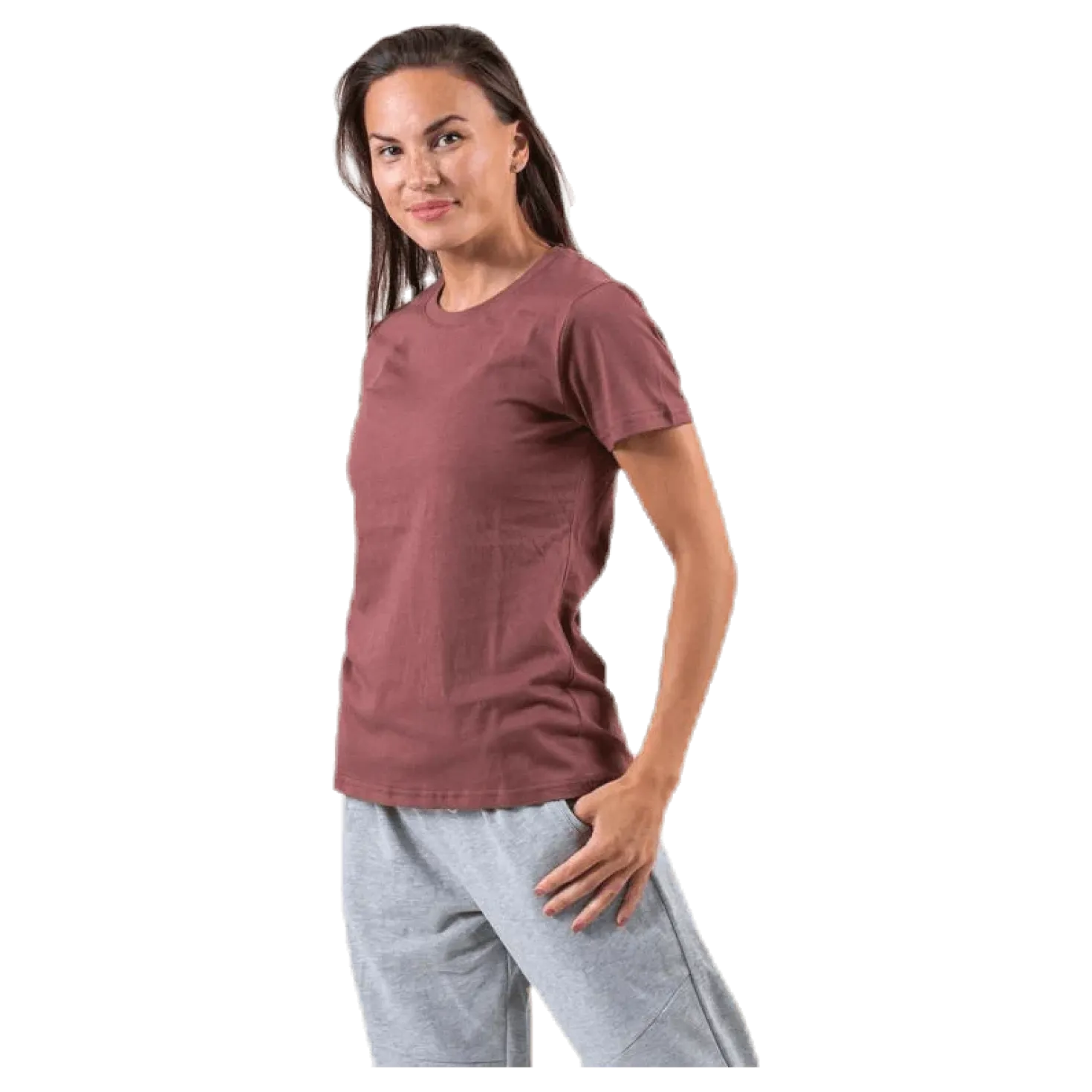 Ebba T-shirt Purple/Brown
