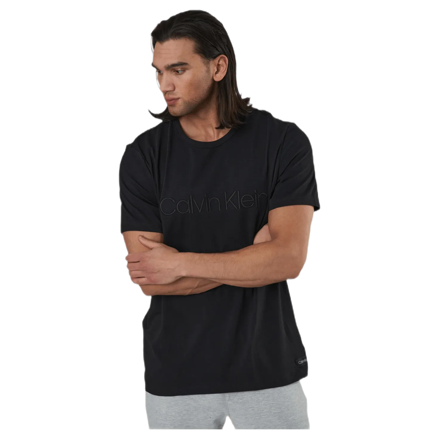 Eco Cotton S/S Crew Neck Black