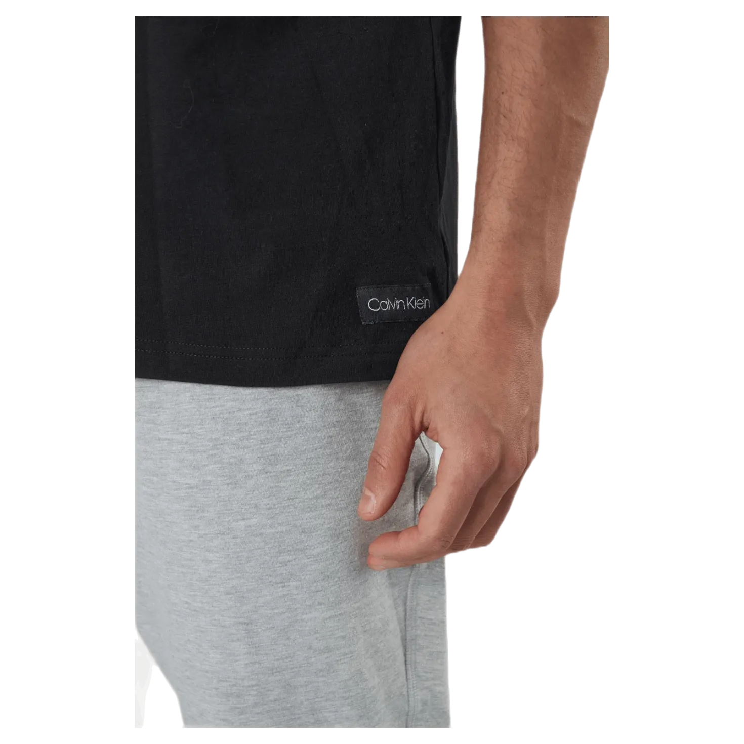 Eco Cotton S/S Crew Neck Black
