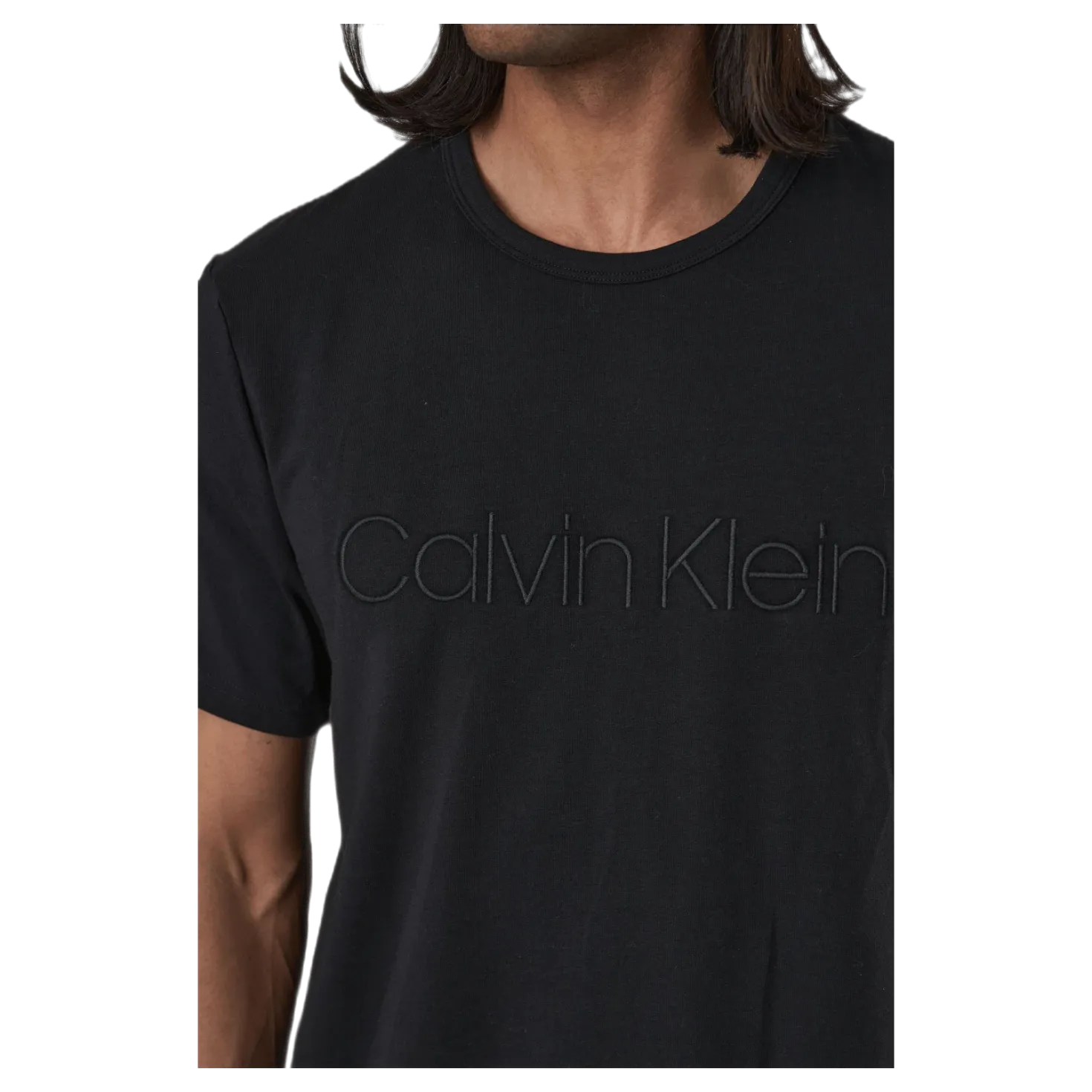 Eco Cotton S/S Crew Neck Black