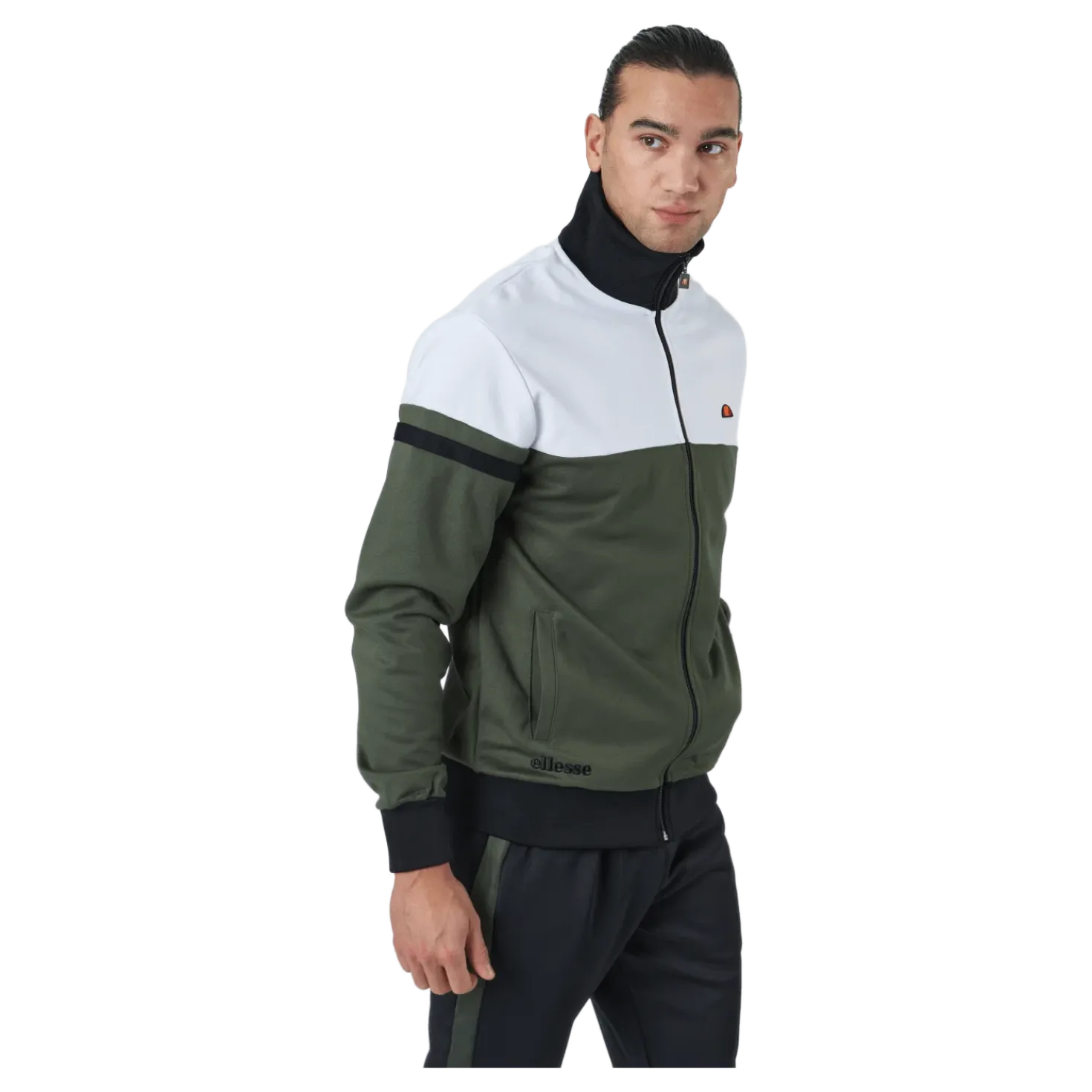 El Carloz Track Top Dark Green