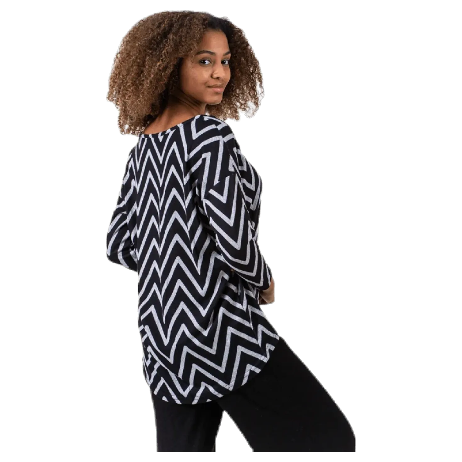 Elcos 4/5 Aop Top Black/Grey