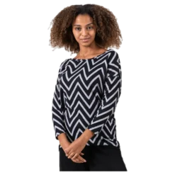Elcos 4/5 Aop Top Black/Grey