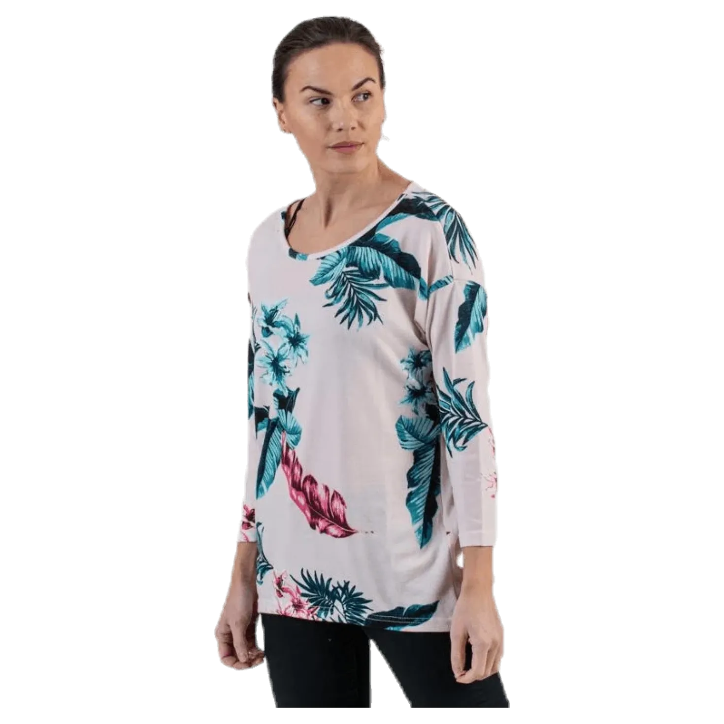 Elcos 4/5 Aop Top Jrs Pink