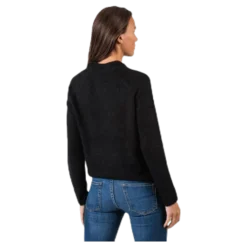 Ellen Ls O-Neck Knit Black