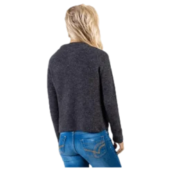 Ellen Ls O-Neck Knit Grey