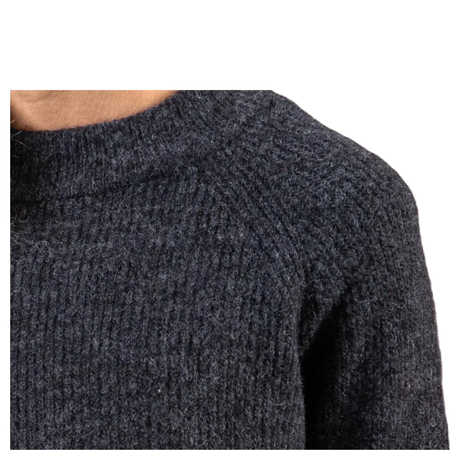 Ellen Ls O-Neck Knit Grey