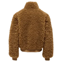 Ellie Sherpa Bomber Brown