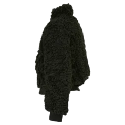 Ellie Sherpa Bomber Green