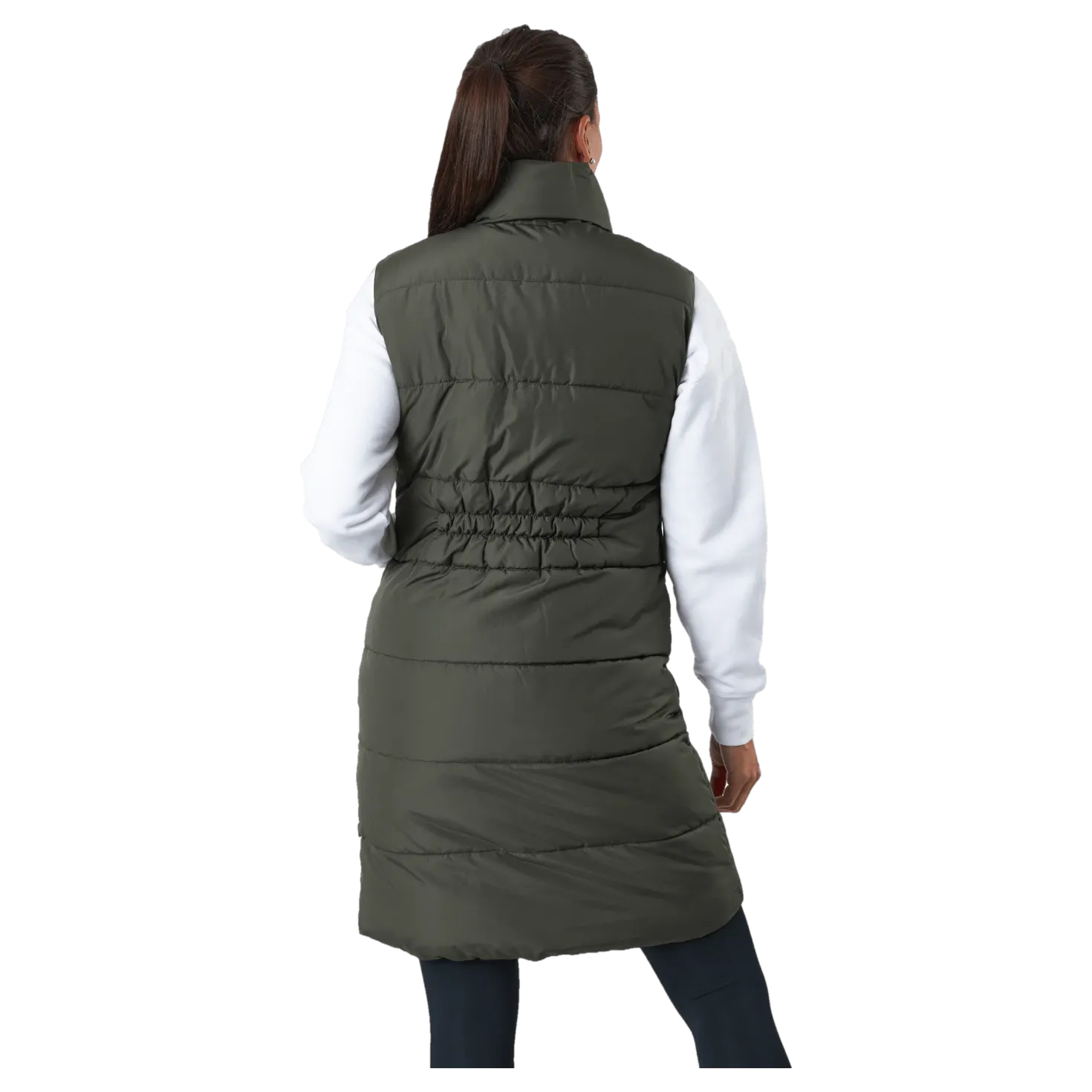 Elmira Reco Waistcoat Dark Olive