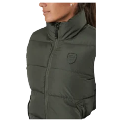 Elmira Reco Waistcoat Dark Olive