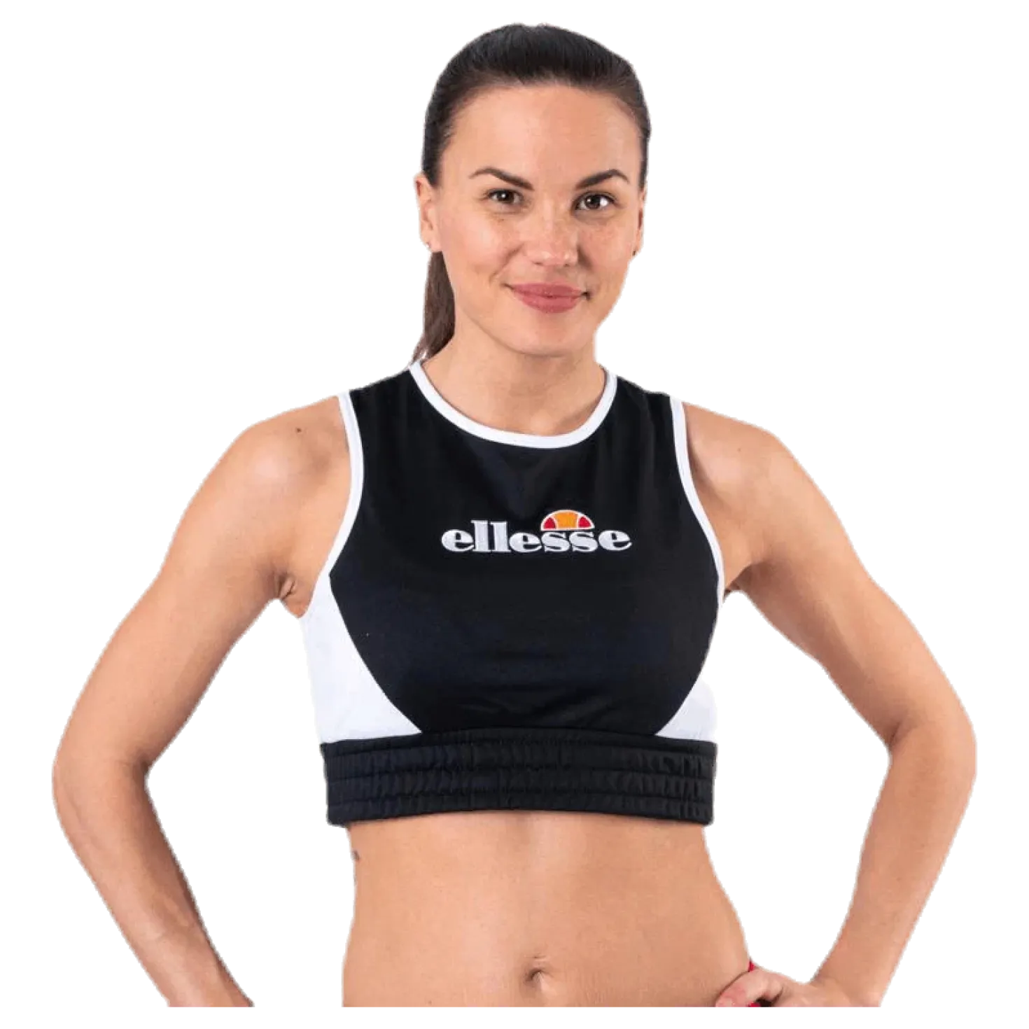 El Ruth Crop Vest Black