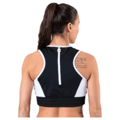 El Ruth Crop Vest Black