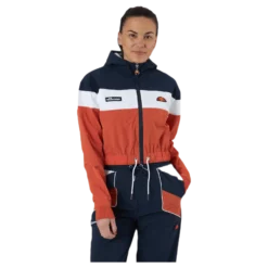 El Sambry Crop Track Top Orange