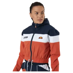 El Sambry Crop Track Top Orange