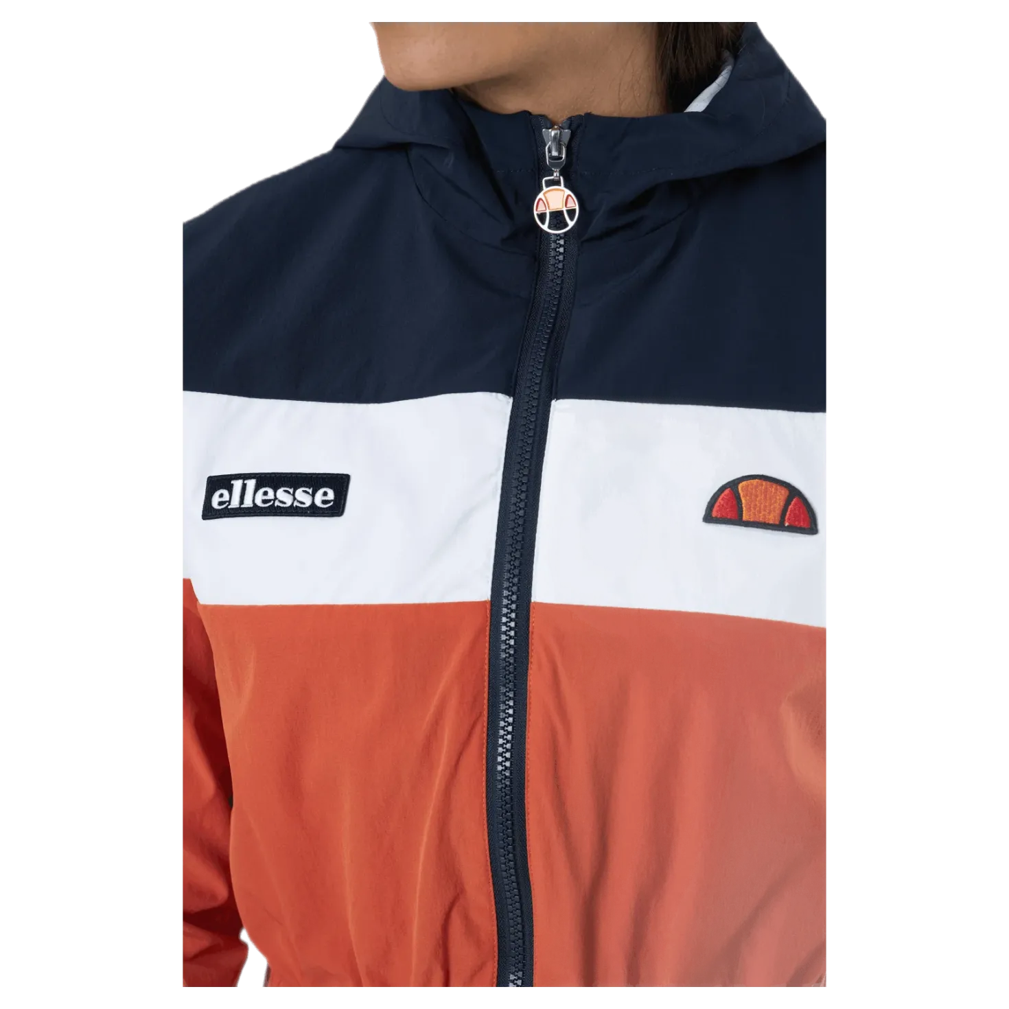 El Sambry Crop Track Top Orange