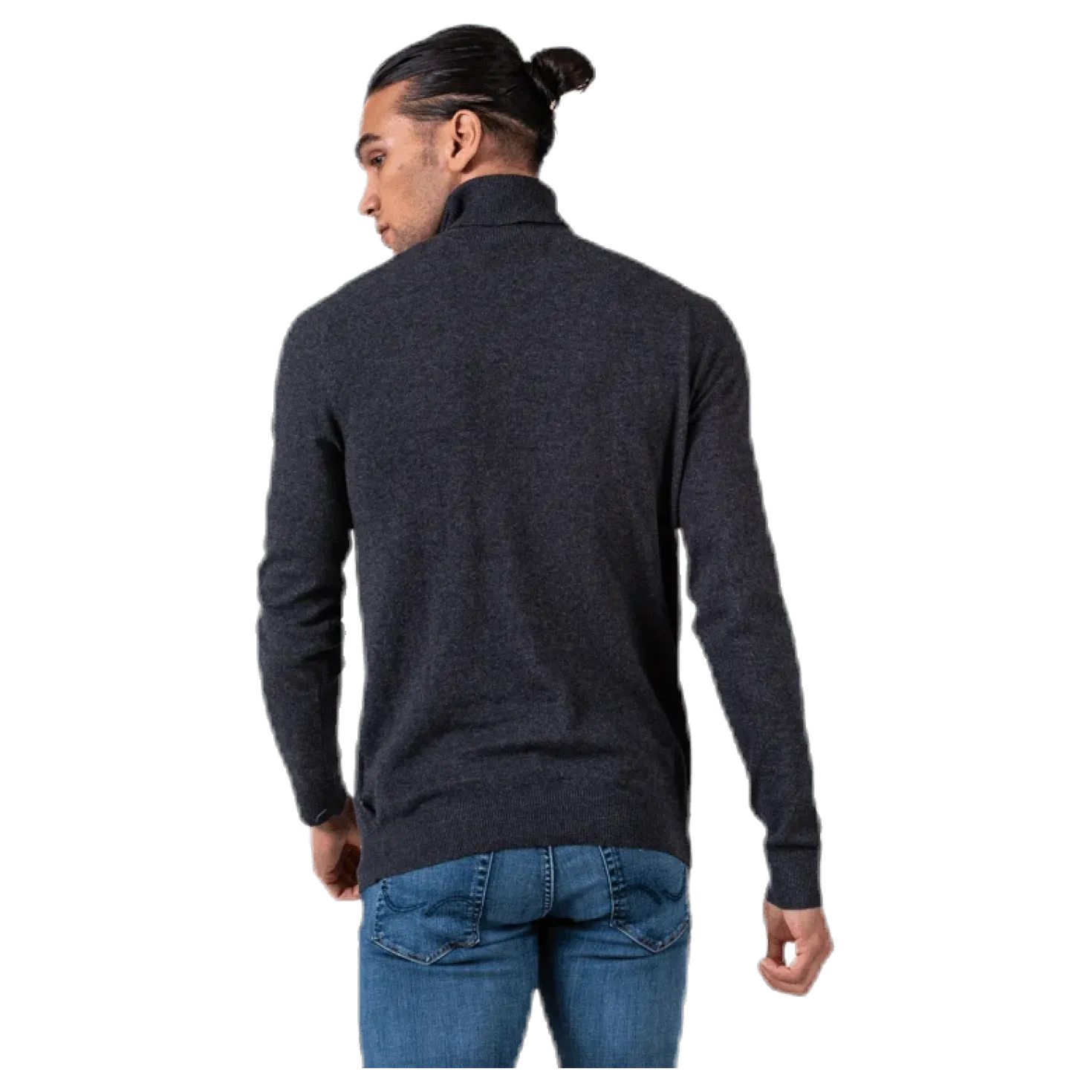 Emil Knit Roll Neck Grey