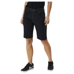 Emily Hw Long Shorts Raw Bb Mas0033 Black