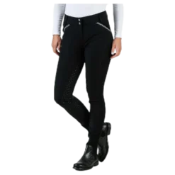 Emily Riding Pants w. Silicon Black
