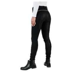 Emily Riding Pants w. Silicon Black
