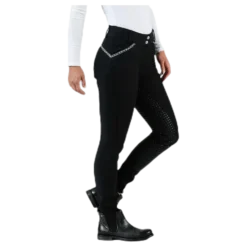 Emily Riding Pants w. Silicon Black