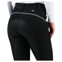 Emily Riding Pants w. Silicon Black