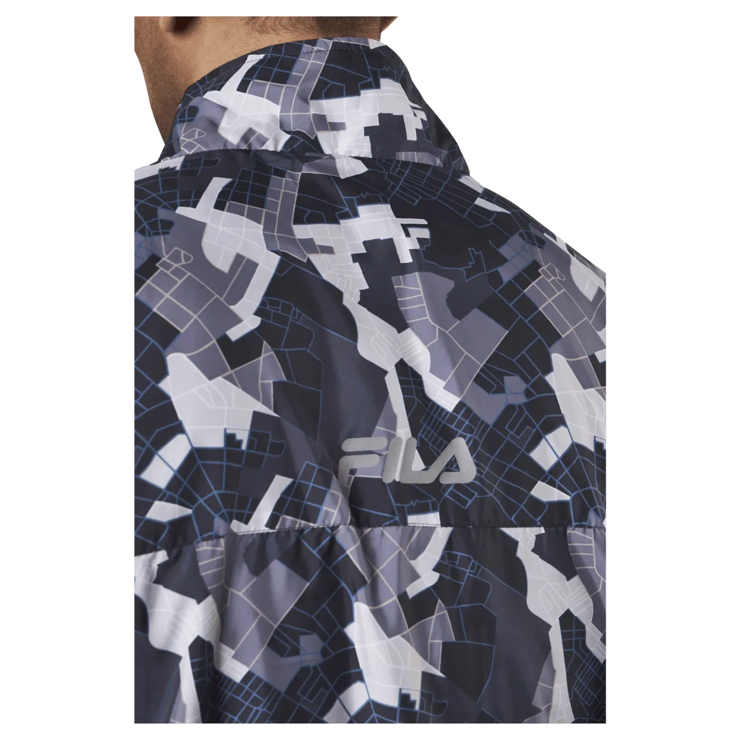 Ender Aop Wind Anorak Grey