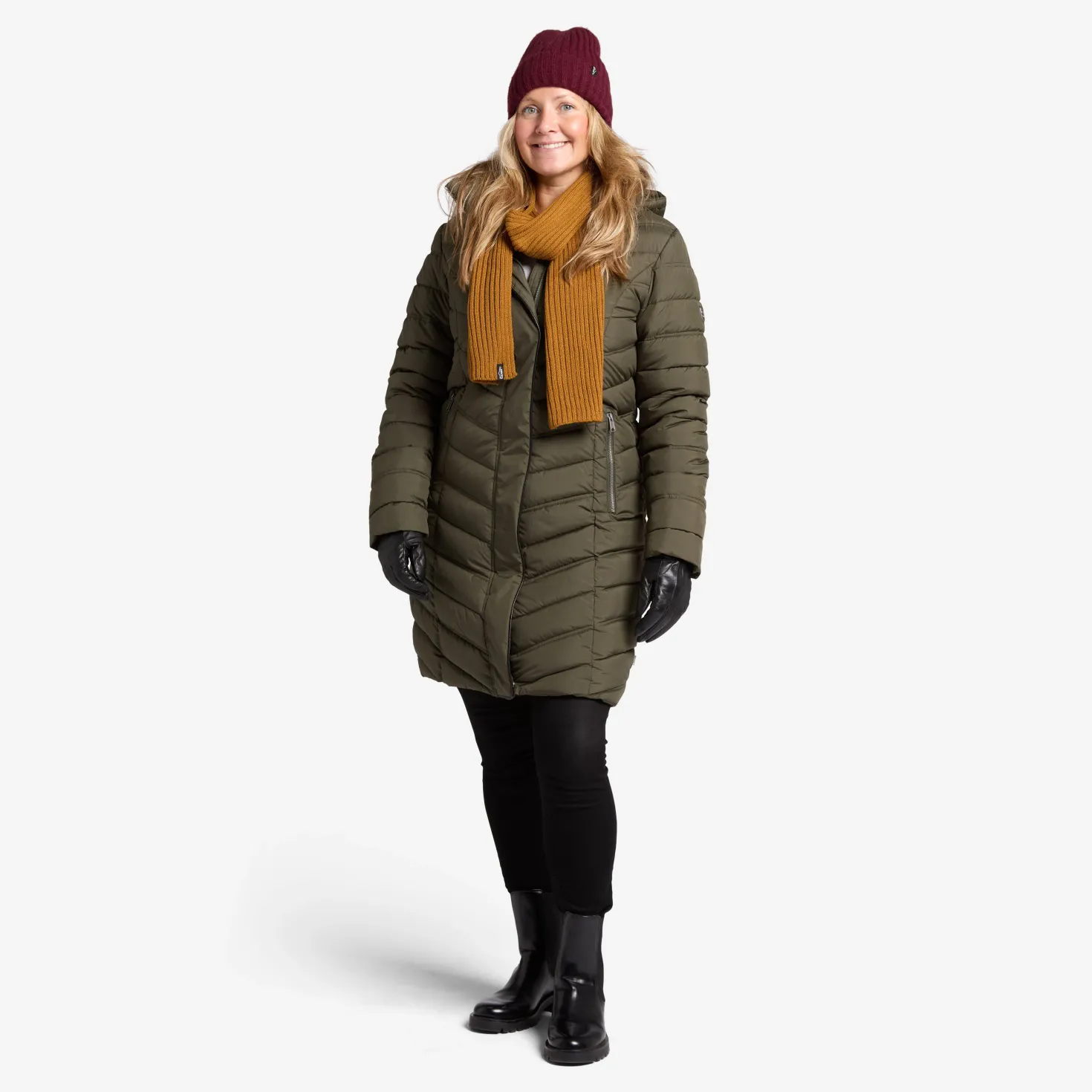 Erica Reco Jacket Dark Olive
