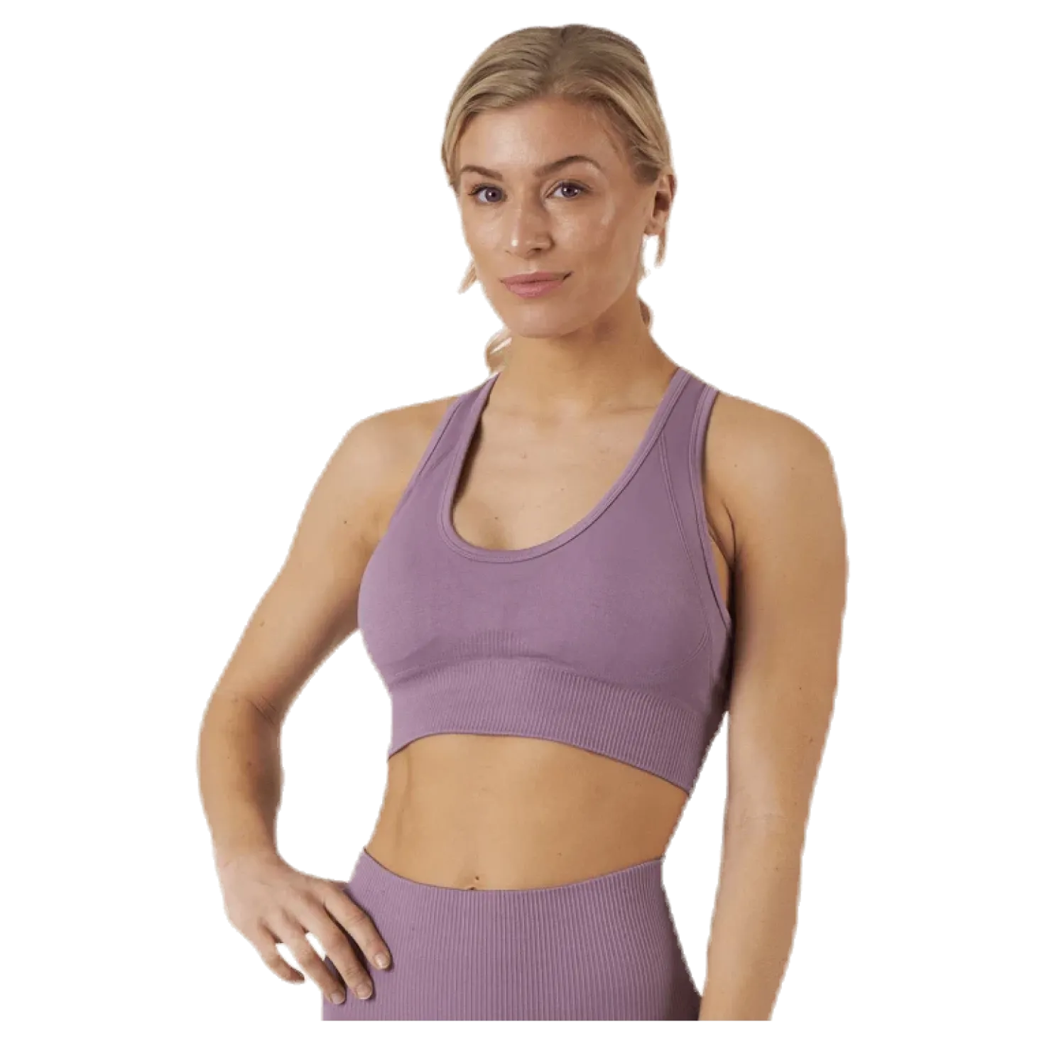 Erica Seamless Sports Bra Purple